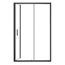 Душевая перегородка Azario AZND1131R1200BLACK 120x200см черный профиль
