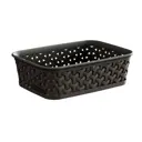 Корзина для хранения в ванной комнате Curver My Style 14.20x6x19.80см цвет темно-коричневый