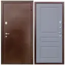 Входная дверь Diva 510 правый 86x205см антик медь/Д13 силк маус