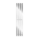 Полотенцесушитель электрический Primoclima Sol Q E Inox 210x1200 мм 122 Вт с терморегулятором I-образный цвет полированная нержавеющая сталь