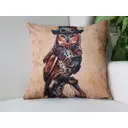 Наволочка декоративная Zaberite Умная сова 00479Н, 40x40 см