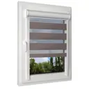 Рулонная штора день/ночь Унистайл LKRZKORI046200, 46x200 см, цвет коричневый