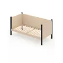 Кровать Solarius Тахта орто основание tahta-obiv-spin-beg90-190ser-orto 100 x 101 x 200 см дерево цвет бежевый/антрацит