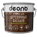 Масляная краска для фасадов из дерева Деоль полуматовая цвет сандал 2.7л