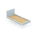 Кровать Solarius kr90loft-gol-white 95 x 90 x 206 см сосна цвет голубой, белый