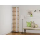 Стеллаж деревянный Мебельная компания е1 35x240x44 см нагрузка до 25 кг лдсп цвет сонома