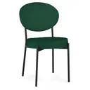 Стул Woodville 584278 42x90x52 см велюр цвет зеленый