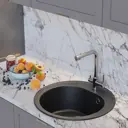 Мойка для кухни Mixline NL-TM11 58551829 53x53 см глубина чаши 180 см искусственный камень цвет черный