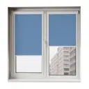 Рулонная штора блэкаут Унистайл Rkrblgol068140, 68x140 см, цвет голубой