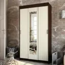 Шкаф-купе Клик Мебель Николь 120x220x56.50 см ЛДСП цвет дуб/венге