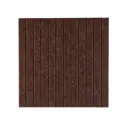 Декоративные панели Hubox Рейки коричневый 300x300x90мм 0.3м² 12шт