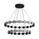 Светильник подвесной светодиодный Freya Collar Fr6180pl-l70b 25 м² теплый белый (желтый) свет цвет черный