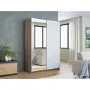 Шкаф-купе Мебельная компания е1 550448 230x140х57 см 8 полок лдсп цвет сонома