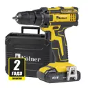 Дрель-шуруповерт аккумуляторная Kolner KCD 14.4/2LC, 14.4 В Li 2x2 Ач
