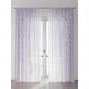 Тюль Comfy Way Алоуна - 57 CW580057-240 150x240 см на шторной ленте цвет белый 2 шт