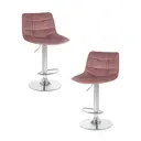 Барный стул Dobrin Tailor lm-5017 47x113x49 см цвет розовый 2 шт