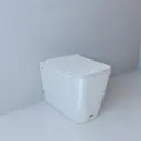 Приставной унитаз с функцией импульсного смыва Ceruttispa Disgrazia Pulse CT7269 сиденье с микролифтом