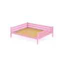 Кровать Solarius Tahta140-190roz-full 150 x 63 x 200 см сосна цвет розовый