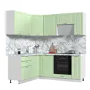 Кухонный гарнитур Kameol Франция УТ000588611 200x217x160 см ЛДСП цвет оливковый