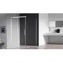 Душевой уголок Belbagno ACQUA ACQUA-AH-1-150/90-C-Cr прямоугольник 90x150см серебристый блеск профиль эффект стекла прозрачное закаленное стекло