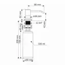 Дозатор для жидкого мыла Ulgran U-01-328 цвет бежевый