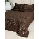 Покрывало с 2 наволочками Текстильная Компания Багира Luxury Брауни, 200x220 см