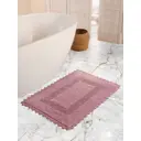 Коврик для ванной комнаты Arya Home Collection 8680943068309 90x60см цвет розовый
