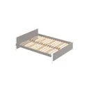 Кровать Solarius Двуспальная Классика мягкая 1282 150 x 63 x 210 см массив сосны цвет светло-серый/белый