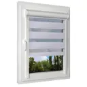 Рулонная штора день/ночь Унистайл LKRZSERI050190, 50x190 см, серый