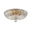 Люстра подвесная Crystal Lux Denis d400 gold 4 лампы 7 м² цвет золото