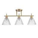 Люстра на штанге Lumion Vivian 8188-3c 3 лампы 6 м² цвет латунь