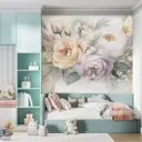 Фотообои флизелиновые Urban Style Акварельный букет UST5810, 200x180 см