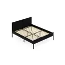 Кровать Solarius Kr180loft-onix-black-orto 185 x 90 x 206 см сосна цвет черный