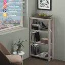 Стеллаж с полками Мэрдэс СТЛН-110 65x110x30 см нагрузка до 20 кг ЛДСП цвет нельсон