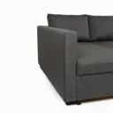 Диван раскладной Диван 24 Траумберг 153x67x226 см рогожка цвет темно-серый