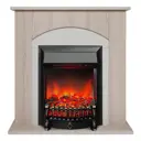 Каминокомплект Realflame Santana STD LO-F111 с очагом Fobos Lux BL 1600Вт светлый дуб