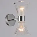Настенный светильник Illumico Il0288-2w-79 cr цвет серый/серебристый
