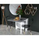 Кухонный стол прямоугольный Клик мебель Эрнесто 160x80 см ЛДСП цвет белый/бетон