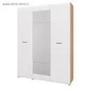 Шкаф распашной Клик мебель 150x200x46.6 см ЛДСП цвет дуб