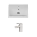 Раковина для тумбы со смесителем AM.PM M90WCC0602WG-F85A02133 GEM 60 см цвет белый