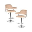 Барный стул Dobrin Charly lm-5019 61x120x54 см цвет бежевый 2 шт
