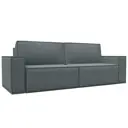 Диван раскладной Лига диванов 230x89x83 см рогожка цвет амур 07 серый