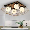 Светильник потолочный RIVOLI 4098-304 Raila Б0053045 4 лампы 12 м² цвет черный