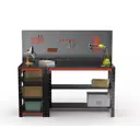 Стол металлический Metalex 201251, максимальная нагрузка 260 кг