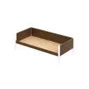 Кровать Solarius tahta-obiv-rs9-80-180bel-full Тахта односпальная Классика 90 x 63 x 190 см двп цвет коричневый/белый