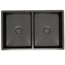 Мойка для кухни Reflexion Garda RX2170BL 44x70 см глубина чаши 18.50 см нержавеющая сталь цвет стальной серый