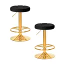 Комплект барных стульев 2 шт Dobrin Bruno gold lm-5008 36x83x36 цвет черный