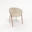 Стул Hesby Hsbi_htc0255_beige 53x77x54 см текстиль цвет бежевый