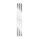 Полотенцесушитель электрический Primoclima Sol Q E Inox 150x1000 мм 89 Вт с терморегулятором I-образный цвет полированная нержавеющая сталь