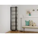 Стеллаж деревянный Мебельная компания е1 35x220x44 см нагрузка до 25 кг лдсп цвет ясень шимо светлый